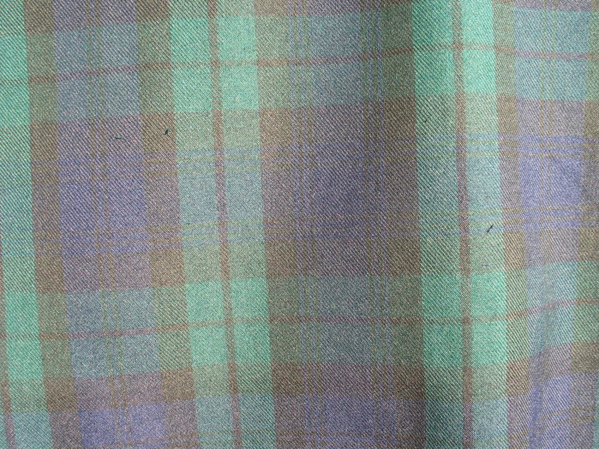 Blackwatch Tartan Check Navy Green C3608, Textile Express