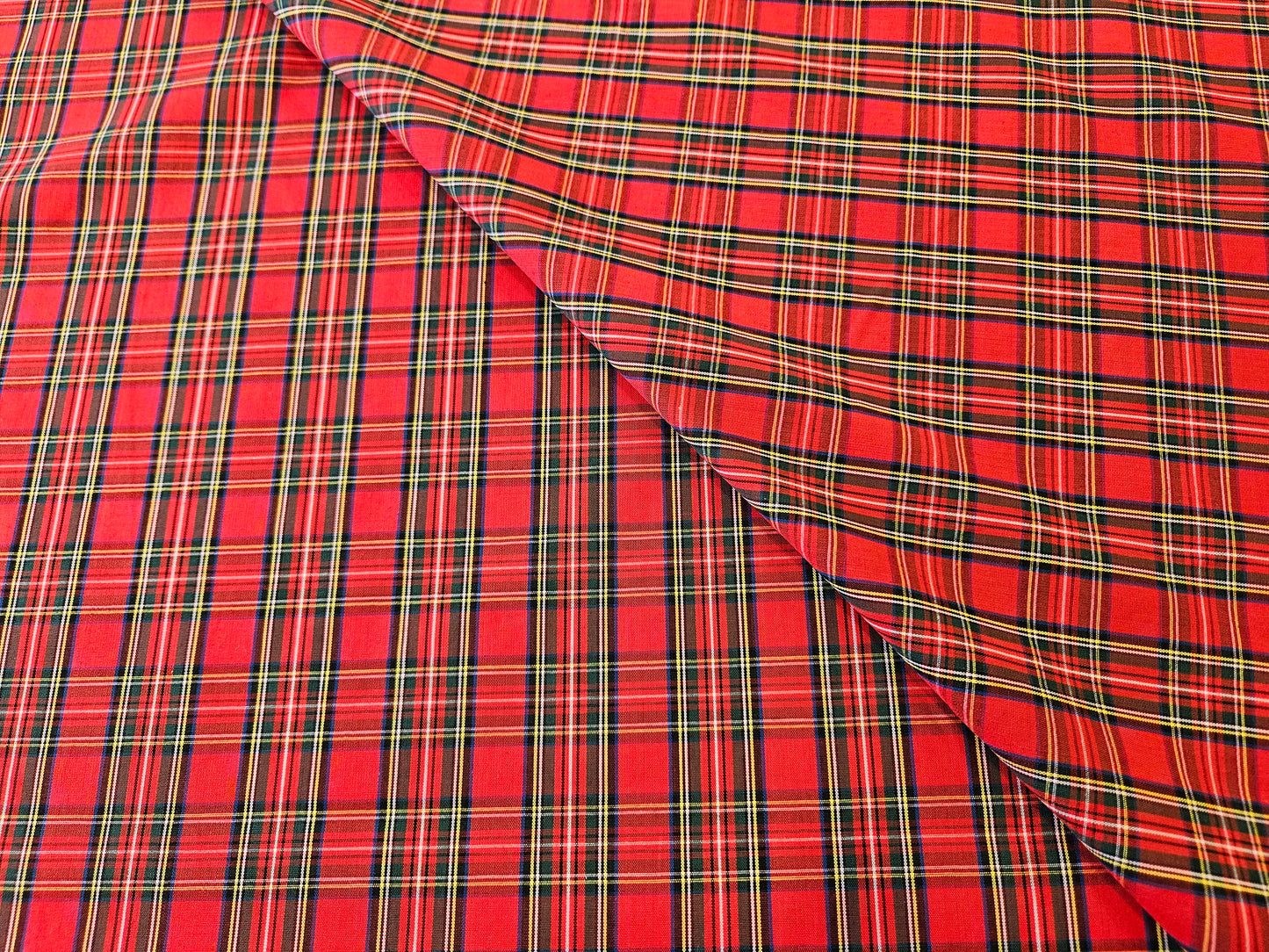 Royal Stewart Tartan Cotton Fabric