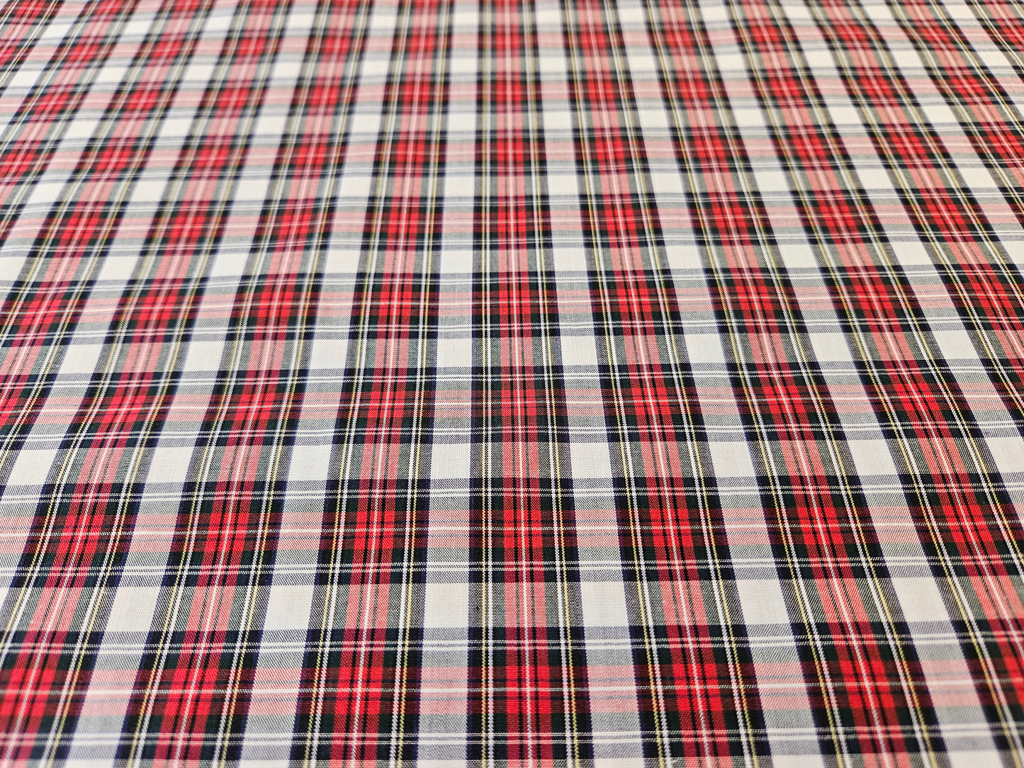 Dress Stewart Tartan Cotton Fabric