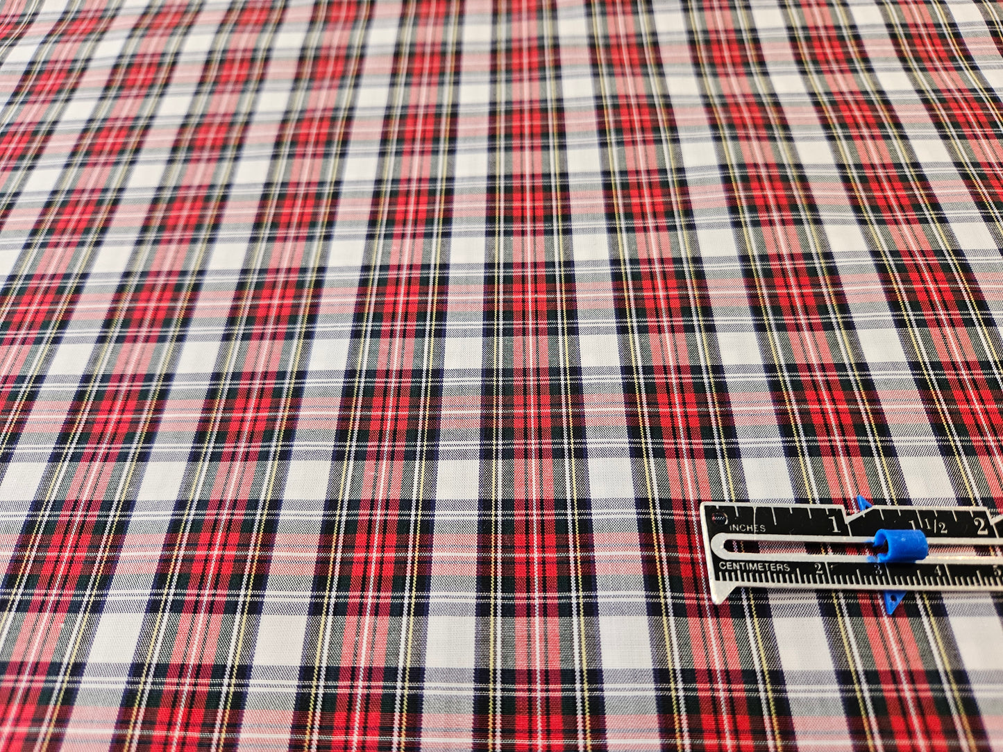 Dress Stewart Tartan Cotton Fabric