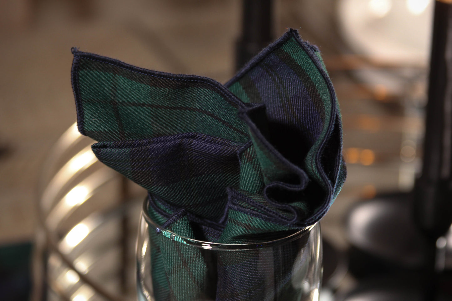 Black Watch Tartan Table Runner