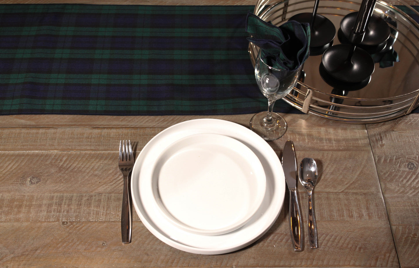 Black Watch Tartan Table Runner