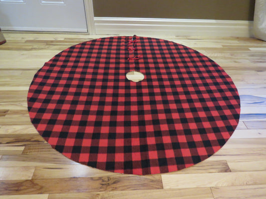 Buffalo Check Christmas Tree Skirt