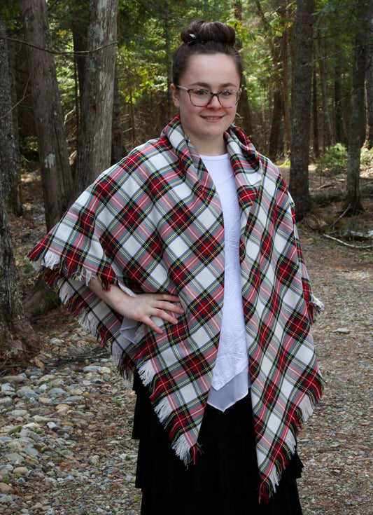 Dress Stewart Tartan Blanket Scarf