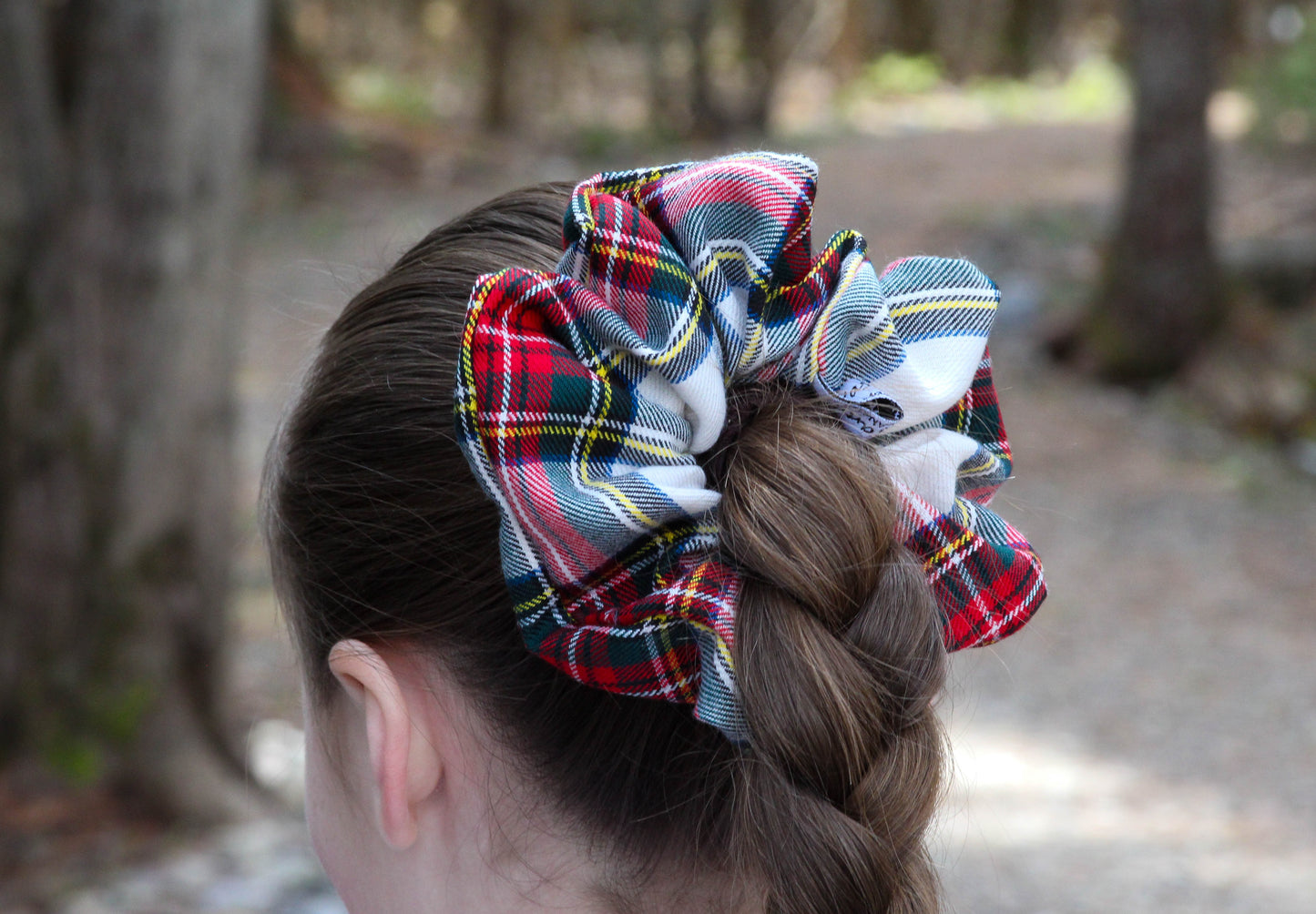 Dress Stewart Tartan Scrunchie