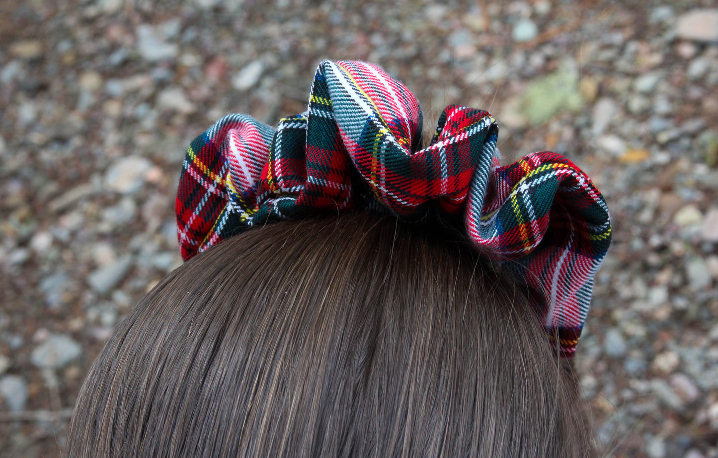 Dress Stewart Tartan Scrunchie