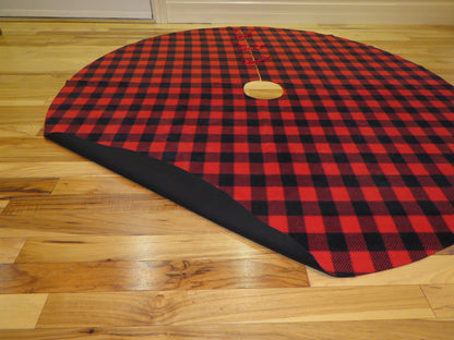 Buffalo Check Christmas Tree Skirt