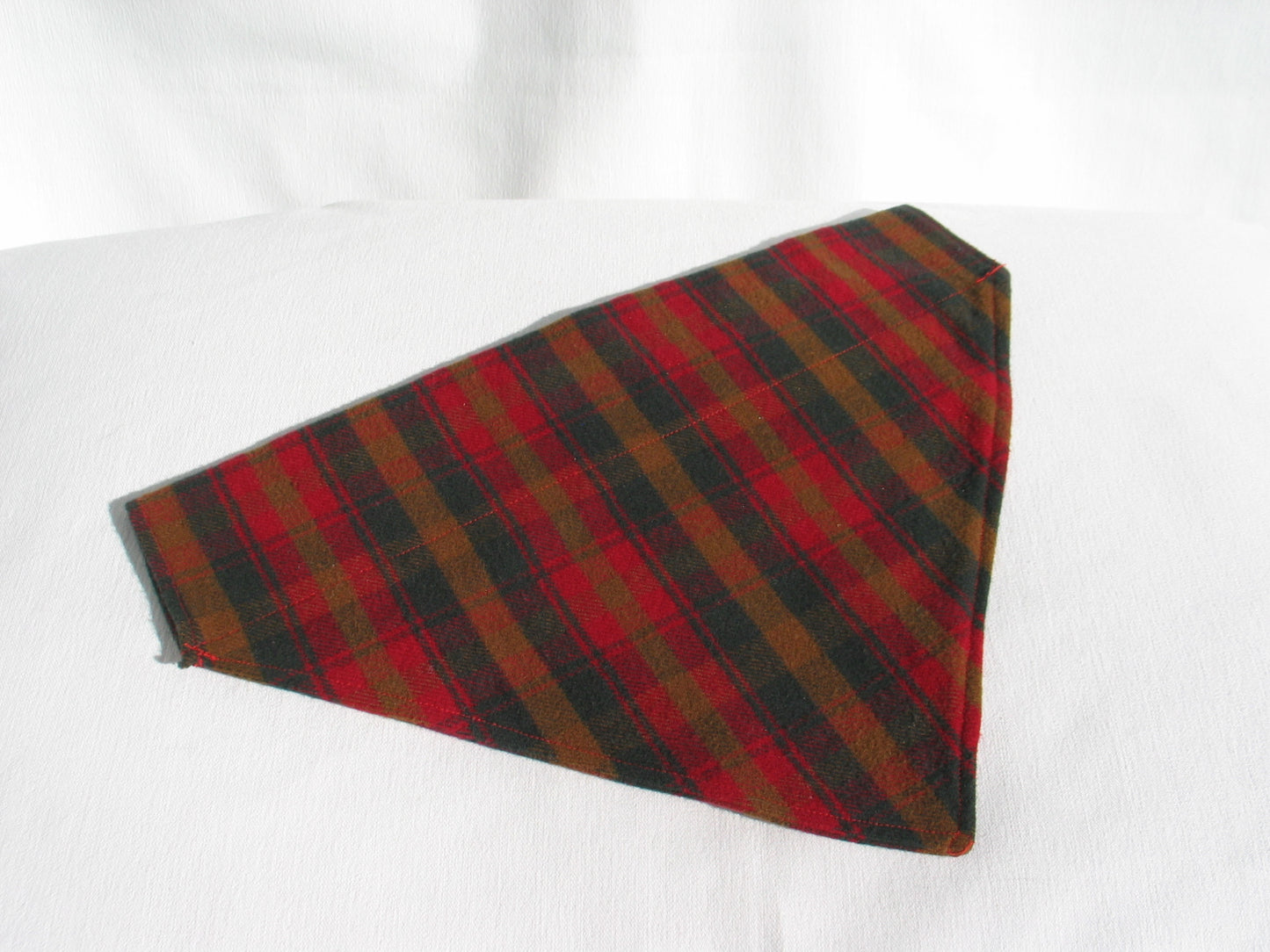 Maple Leaf Tartan Dog Bandana