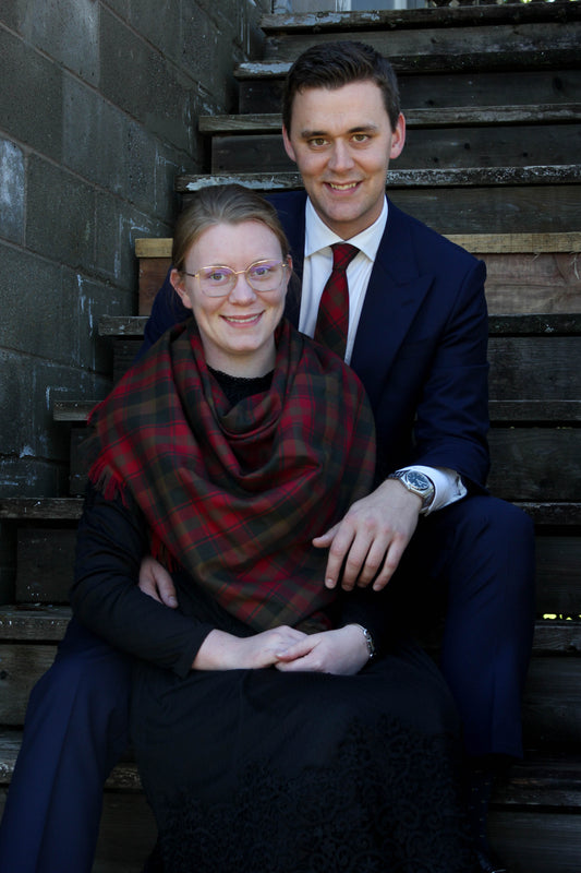 Maple Leaf Tartan Necktie for Gift