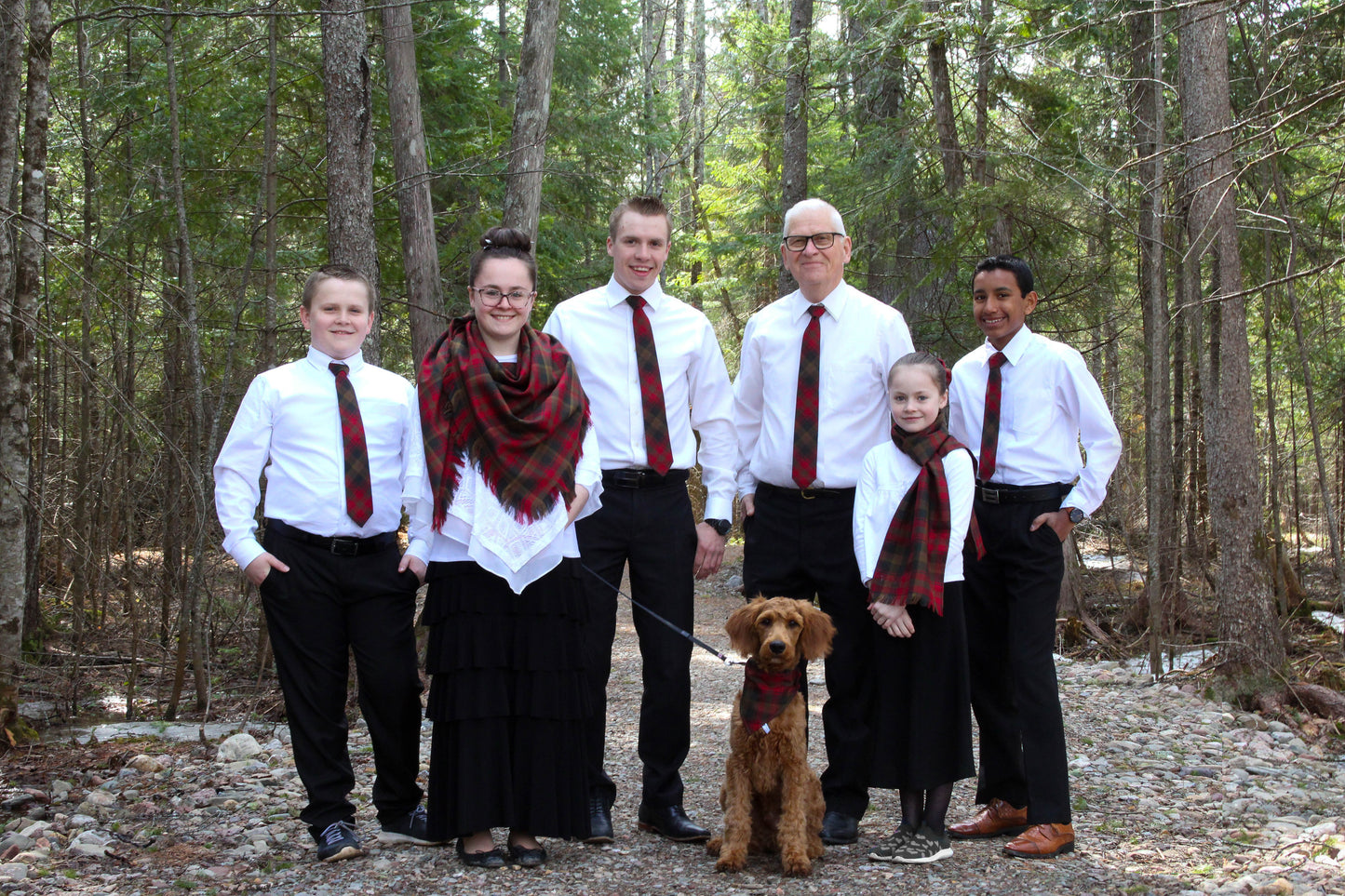 Maple Leaf Tartan Necktie