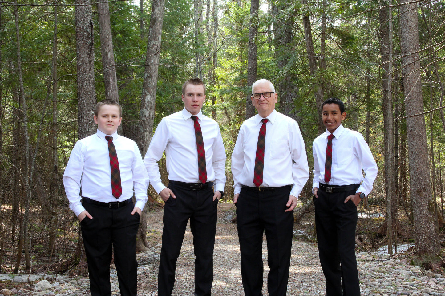 Maple Leaf Tartan Necktie