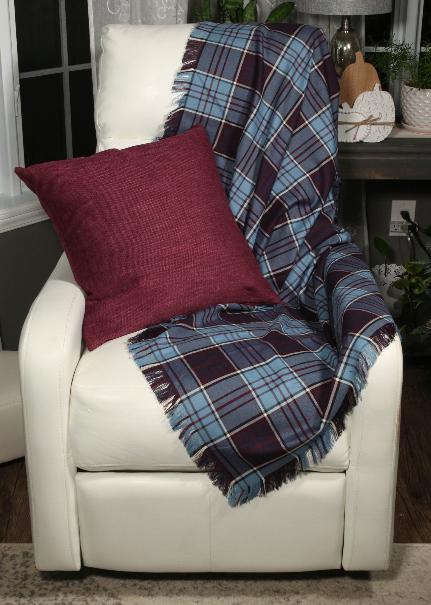 Royal Canadian Air Force Tartan Throw