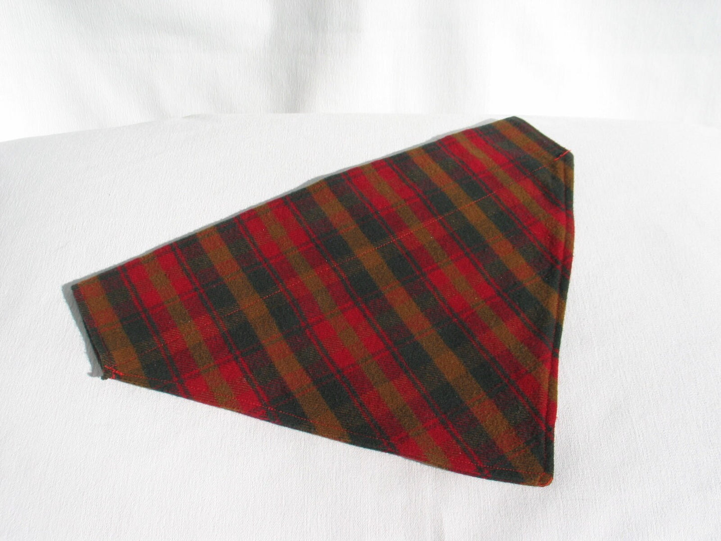 Foulard tartan feuille d'érable