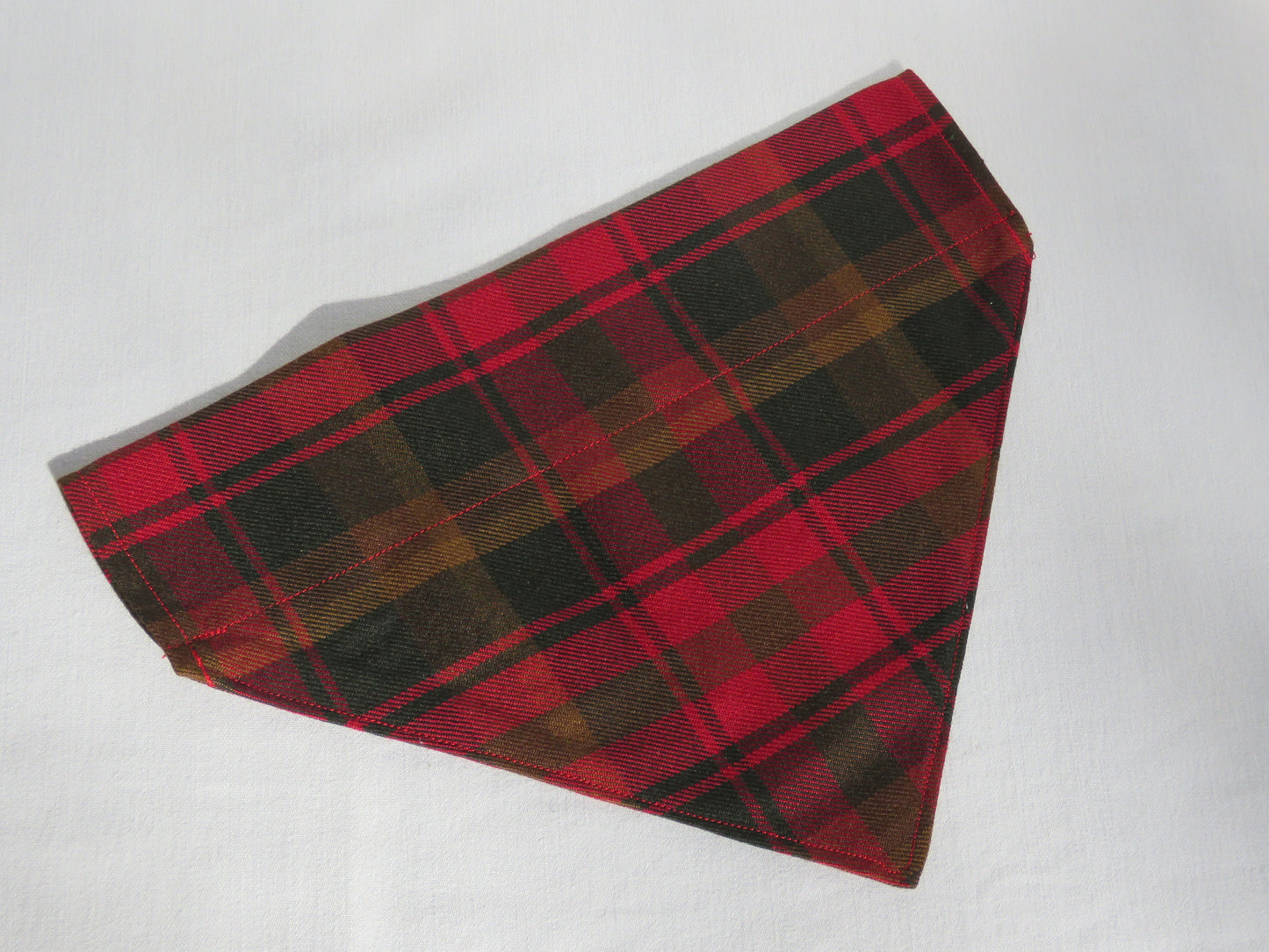 Foulard tartan feuille d'érable