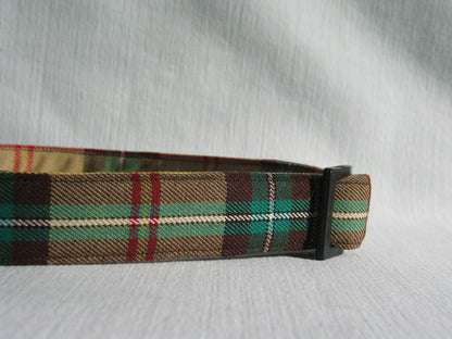 Collier pour chien tartan de la Saskatchewan