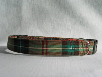 Collier pour chien tartan de la Saskatchewan