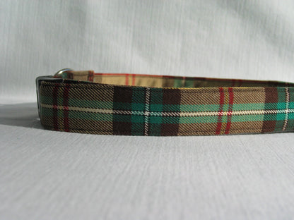 Collier pour chien tartan de la Saskatchewan