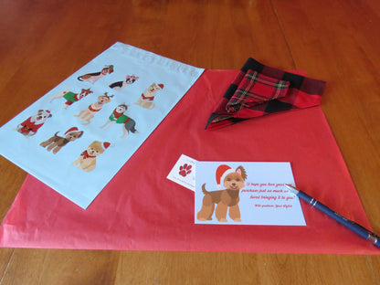 Bandana pour chien tartan du Nouveau-Brunswick pour l'adoption d'animaux de compagnie Photos