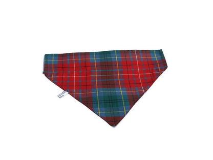 Magnifique bandana pour chien tartan de la Colombie-Britannique