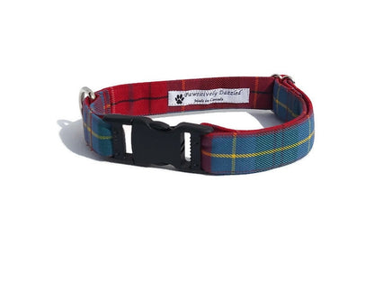 Magnifique bandana pour chien tartan de la Colombie-Britannique