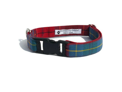 British Columbia Tartan Dog Collar