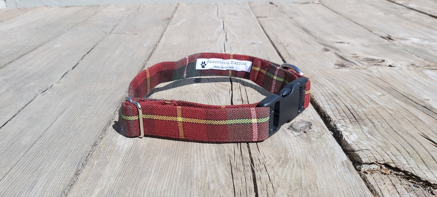 Collier pour chien tartan de l’Île-du-Prince-Édouard