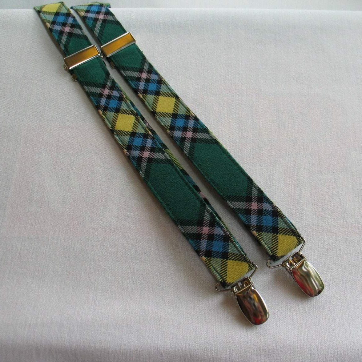 Alberta tartan suspenders