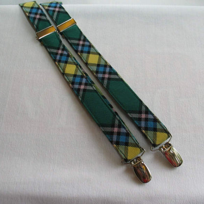 Alberta tartan suspenders