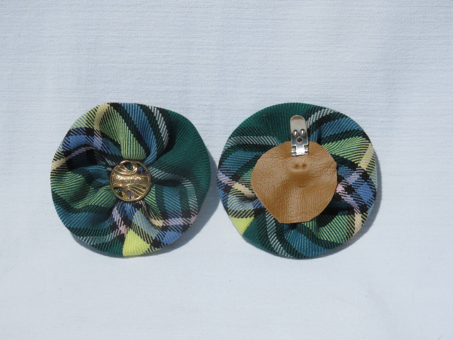 Alberta Tartan Shoe Clips