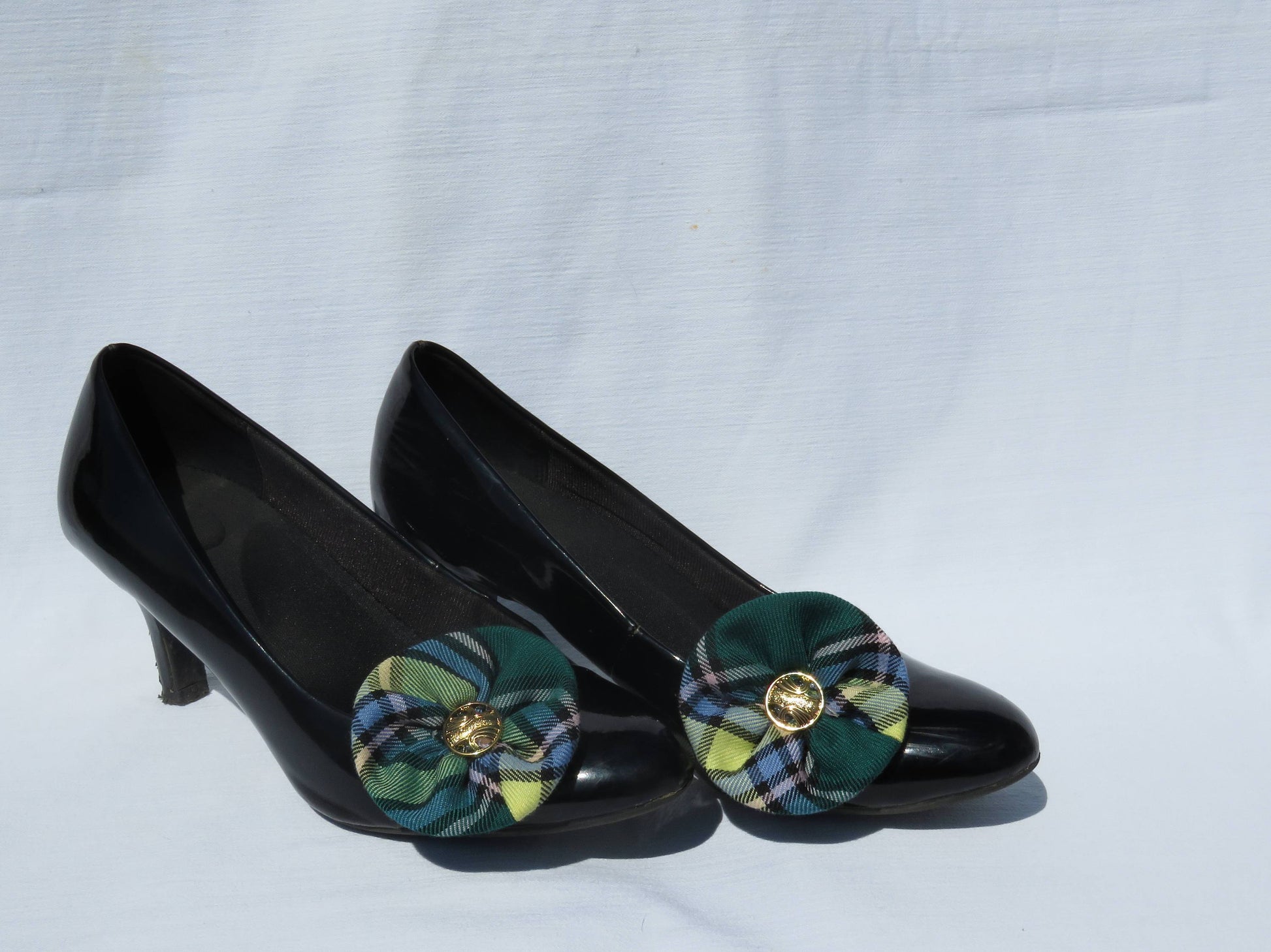 Alberta tartan shoe bows -  Taylors Tartans