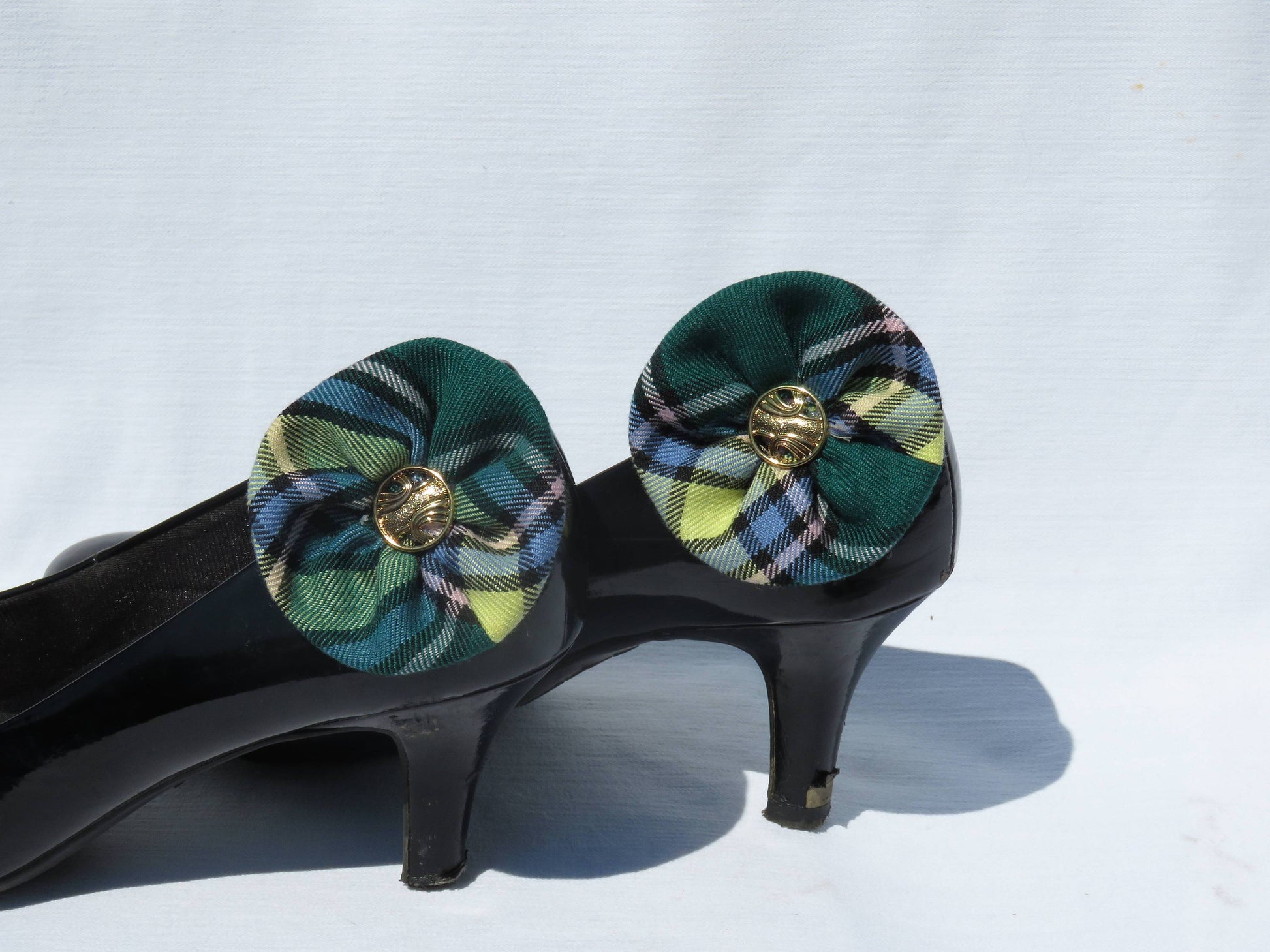 Alberta Tartan Shoe Clips-Taylors Tartans