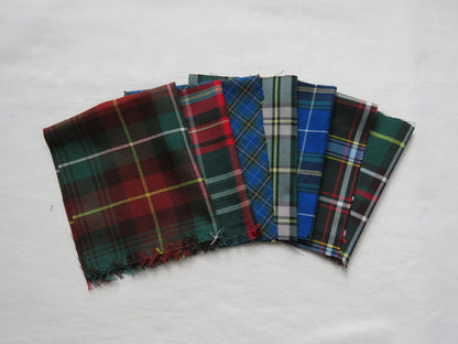 Atlantic Canada Tartan Fabric Samples Pack