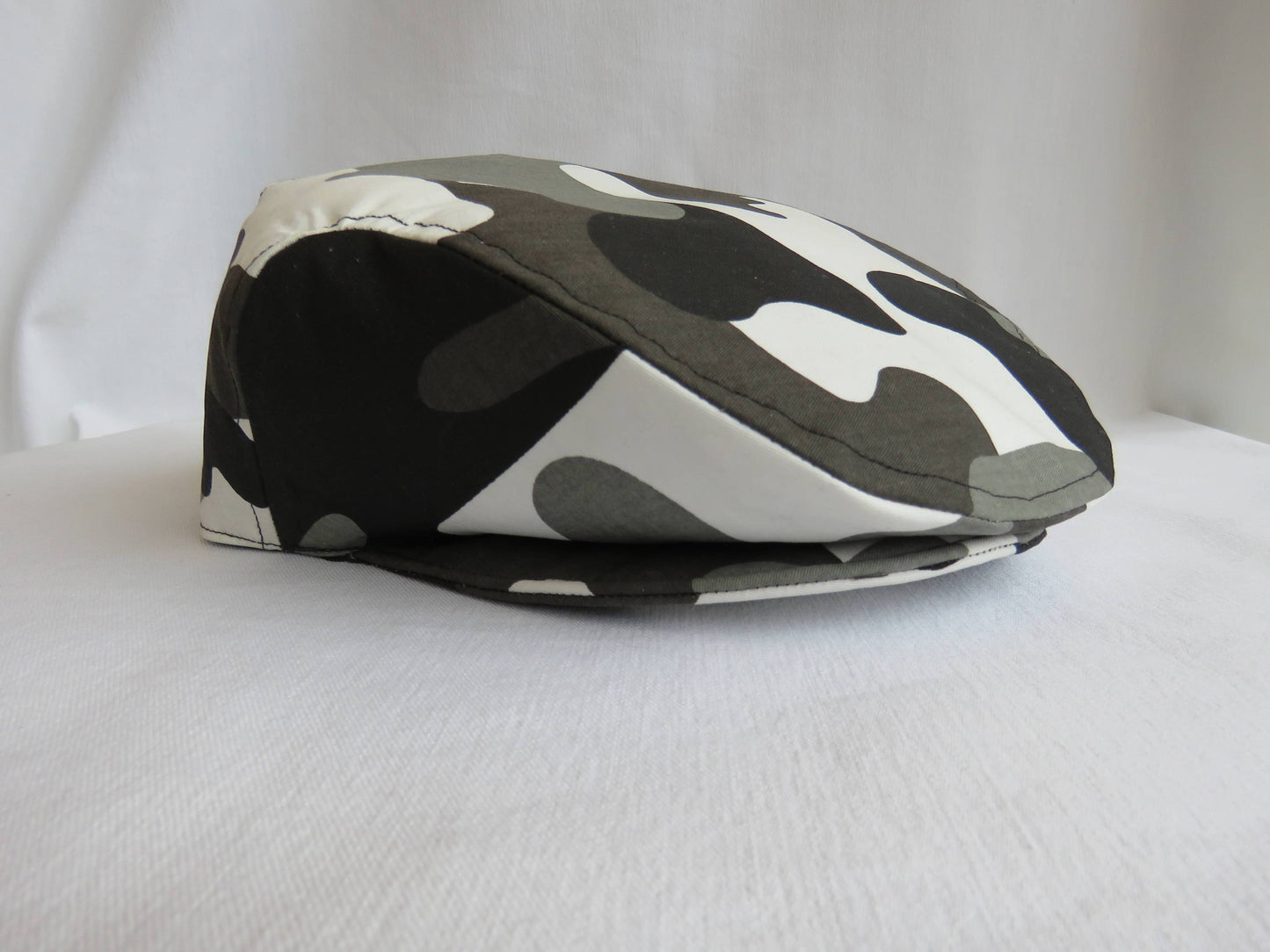 black and gray camo newsboy hat - Taylors Tartans