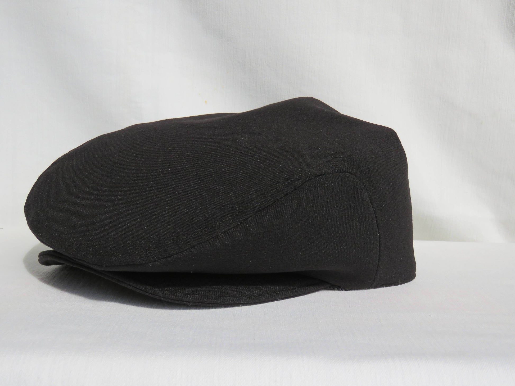 Black Flat Cap for Weddings and Photos-Taylors Tartans