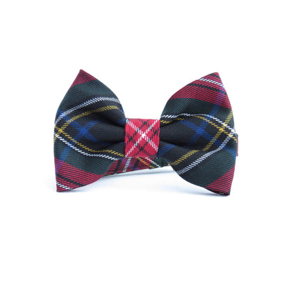 Black Stewart Tartan Bow Tie-Taylors Tartans