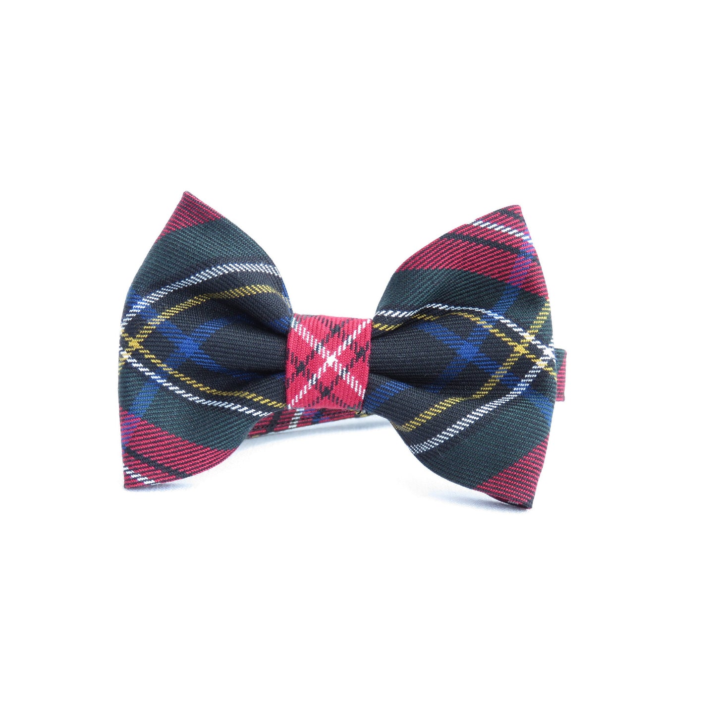 Black Stewart Tartan Bow Tie-Taylors Tartans