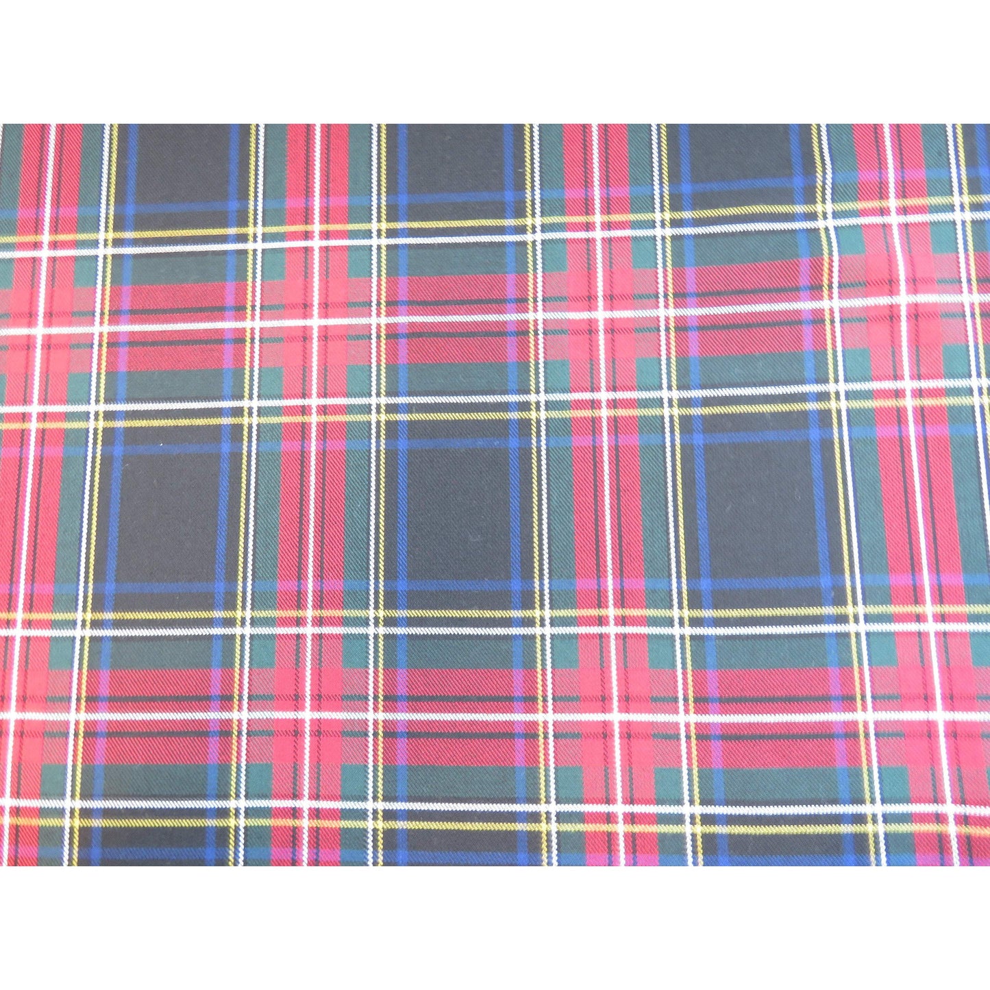 Black Stewart Tartan Fabric-Taylors Tartans