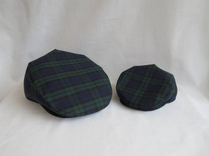 Black Watch Tartan Father and Son Hats