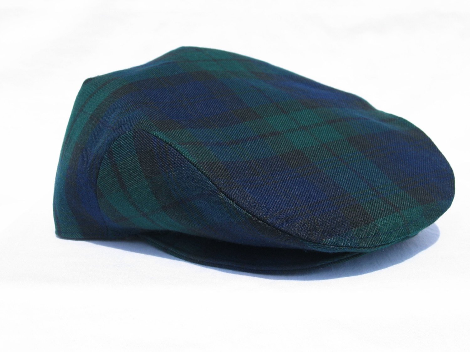 Black Watch Tartan Flat Cap Hat-Taylors Tartans