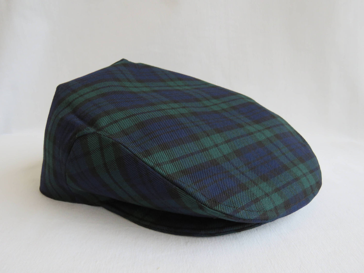 Black Watch Tartan Flat Cap Hat