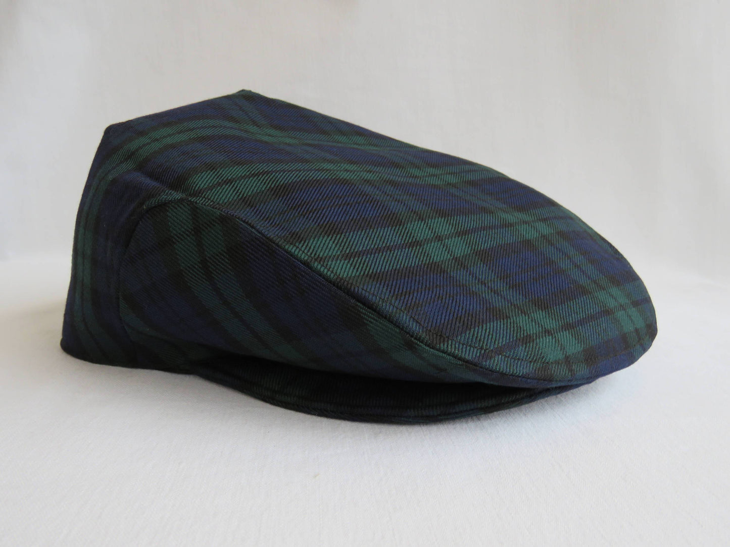 Black Watch Tartan Flat Cap Hat-Taylors Tartans