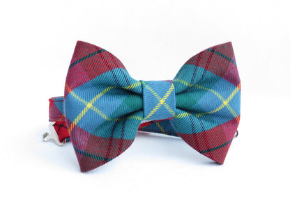 British Columbia Tartan Freestyle Bow Tie