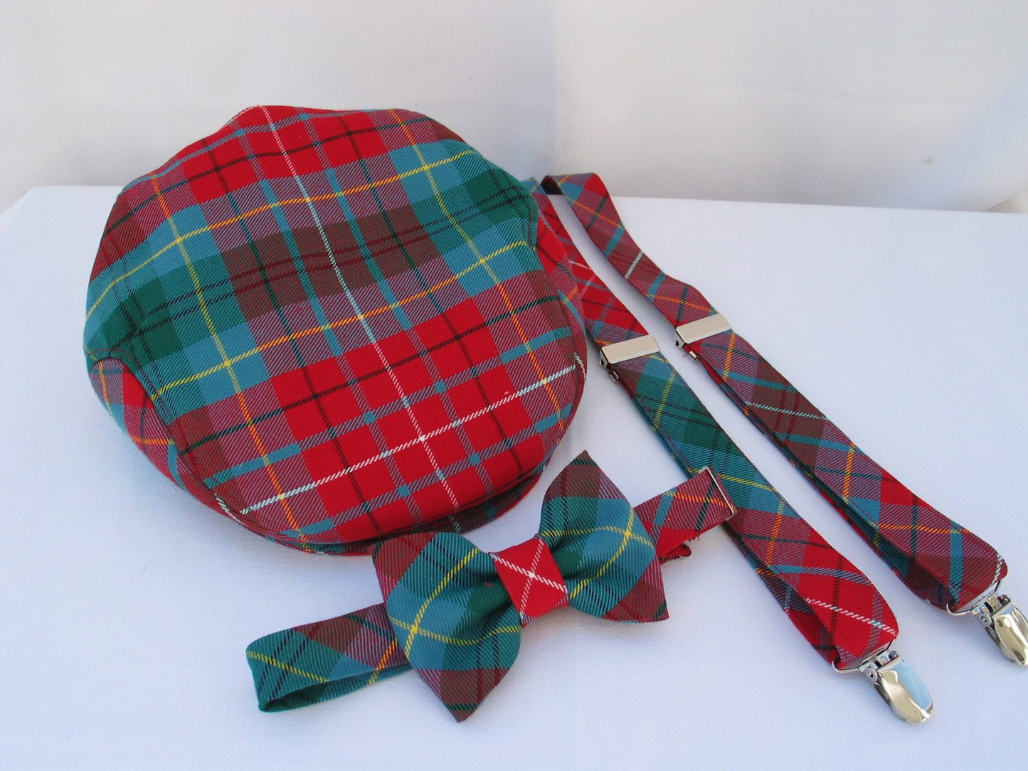 British Columbia Tartan Freestyle Bow Tie