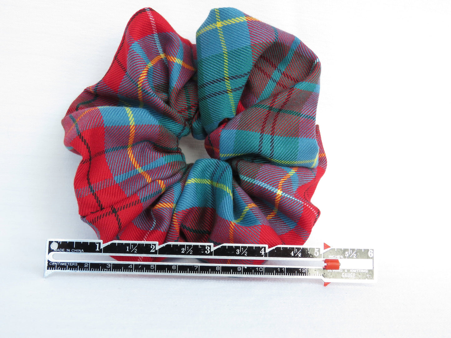 British Columbia Tartan Scrunchie-Taylors Tartans