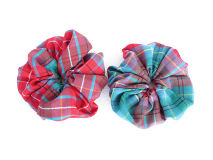 British Columbia Tartan Scrunchie