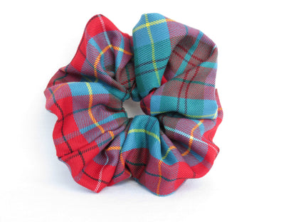 British Columbia Tartan Scrunchie