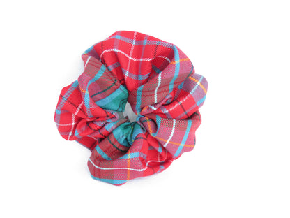 British Columbia Tartan Scrunchie