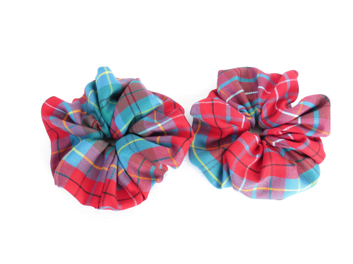 British Columbia Tartan Scrunchie