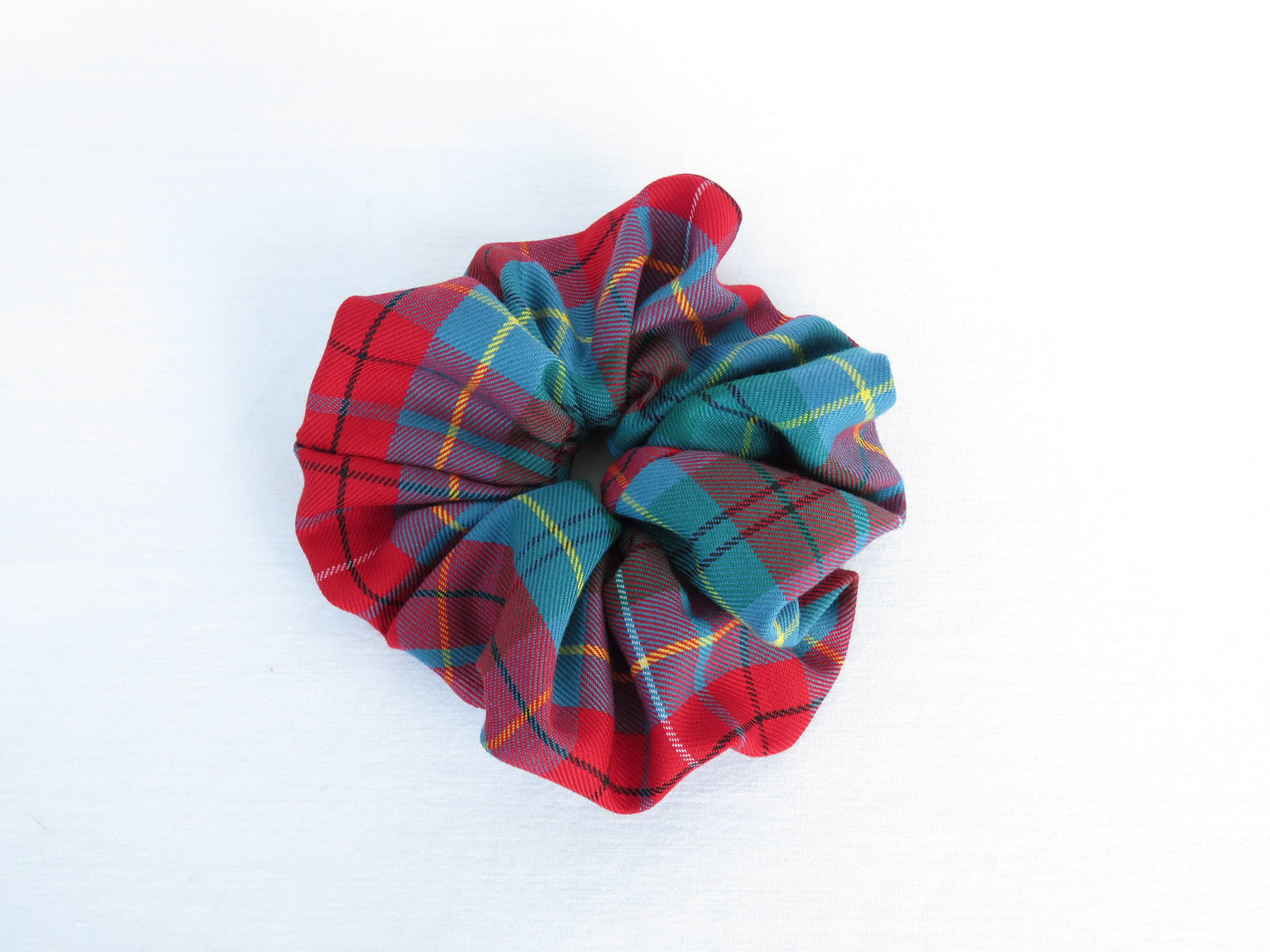 British Columbia Tartan Scrunchie