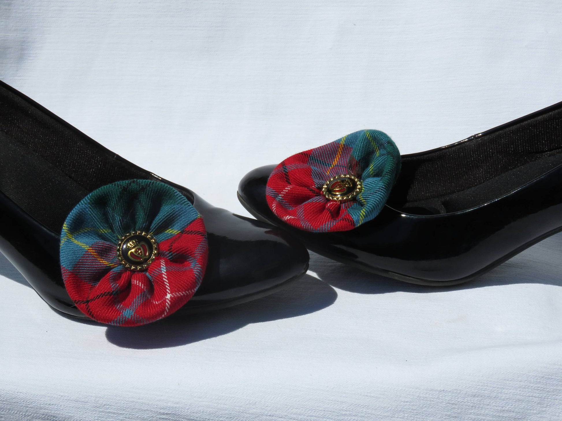 British Columbia Tartan Shoe Clips-Taylors Tartans